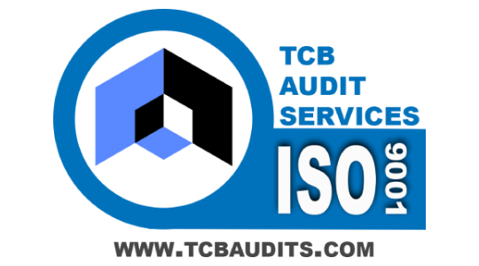 TCB Audit Services ISO 9001 certification.