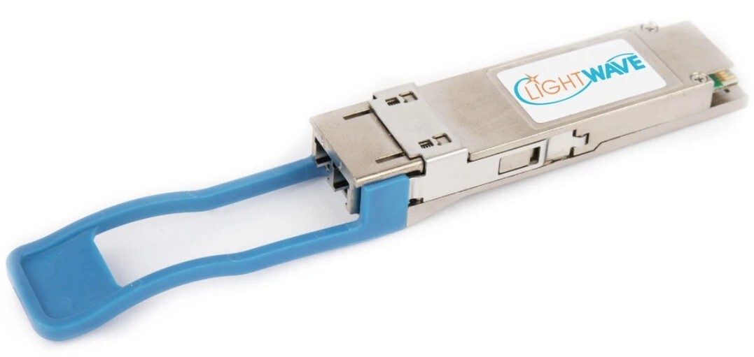 image of a QSFP+ Transceiver