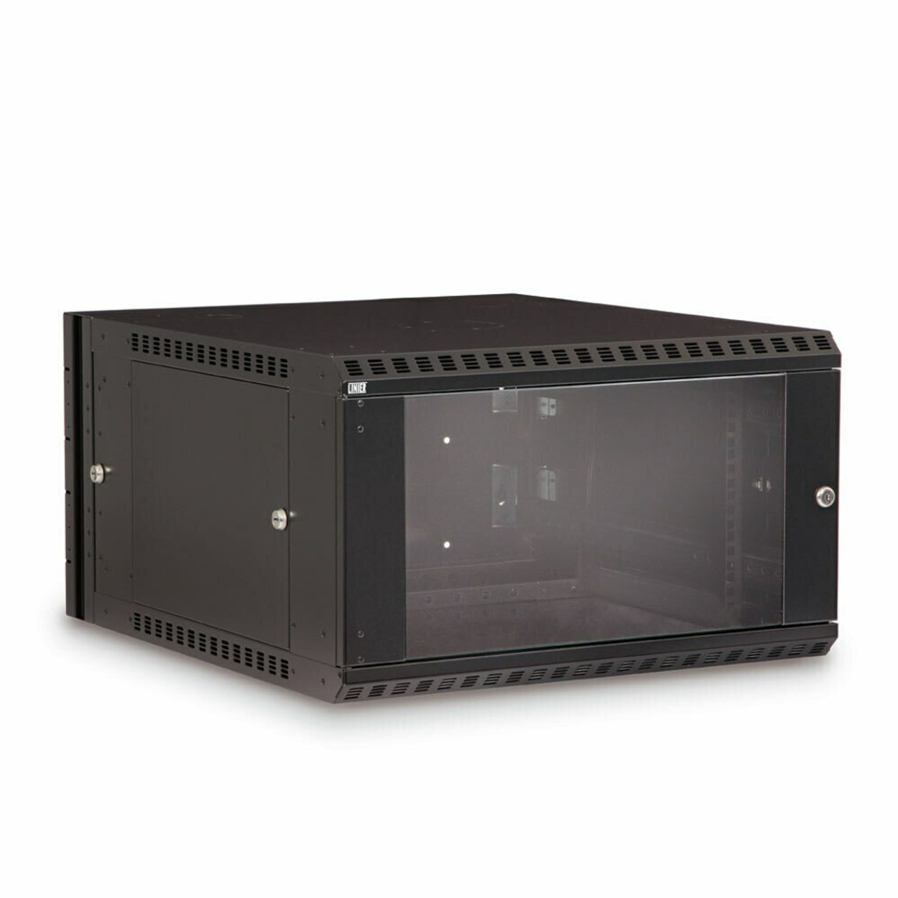 Image of a wall-mount networking cabinet